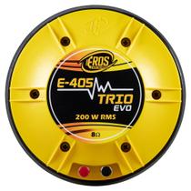 Driver Profissional Eros E405 Trio Evo 200W 8 Ohms E 405 Amarelo Cornetão