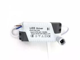 Driver Reator LED 8 - 18W 280mA Luminaria Painel Plafon Bivolt - LED Force