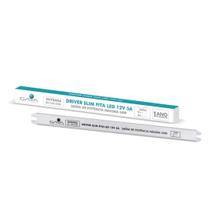 DRIVER SLIM em alumínio p Fita LED 5A 12V Potência Máx. 60W Gaya DRIVER SLIM em alumínio p Fita LED 5A 12V Potência Máx. 60W Gaya