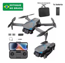 Drone AE7 PRO camera tripla 8k motor brushless 360 função evitar obstaculos