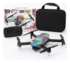 Drone Câmera Dupla HD 2 Baterias Rotação 360º LordTec D5Pro