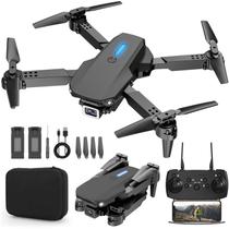 Drone com câmera 1080 para crianças Mini drone dobrável para crianças e meninos iniciantes, 2 baterias, brinquedos, gestos de drone, selfie, One Key Start, 360 Flips, brinquedos, presentes para meninos, preto E88 Drone com câmera 1080 para crianças Mini drone dobrável para crianças e meninos iniciantes, 2 baterias, brinquedos, gestos de drone, selfie, One Key Start, 360 Flips, brinquedos, presentes para meninos, preto E88