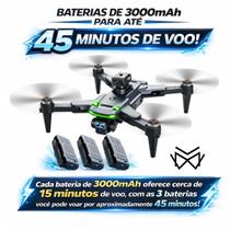 Drone Com Duas Câmeras 8k S166 GPS Maps Wifi 5G Original MW Drone Com Duas Câmeras 8k S166 GPS Maps Wifi 5G Original MW