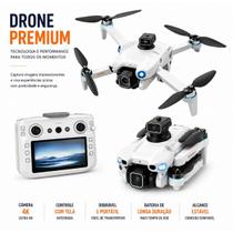 Drone Com Tela Integrada e Câmera 4K Ideal Para Fotos e Vídeos Aéreos