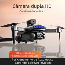 Drone D6 Mini, Kit 1 à 3 Baterias Câmera 4K HD Professional Fotografia Aérea Quadcopter Dobrável, Evitar Obstáculos, - DronePro