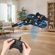 Drone de controle remoto espuma bateria com luz falcon - polibrinq