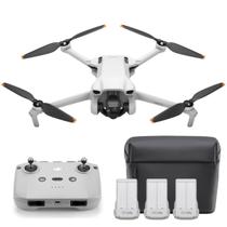 Drone Dji Mini 3 Pro 4k 48MP Fly More Kit 3 Baterias Controle E Bag - Anatel