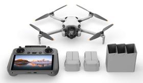 Drone dji mini 4 pro fly more combo plus rc2 com 3 baterias 34min