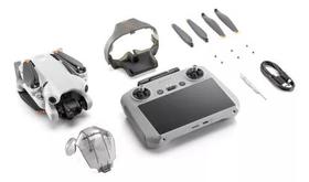 Drone Dji Mini 4 Pro Rc 2 GL Câmera 4k Controle com tela 1 Bateria