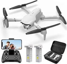 Drone DronEye 4DF10 1080P WiFi, altitude hold, trajetória, 3D flips, iniciante, 2 baterias