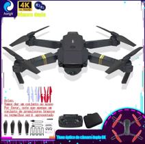 Drone E88 4K HD 1 Camera Controle Remoto 1080P WiFi FPV Profissional