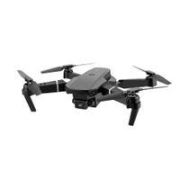 Drone E88 com Câmera 4K HD Design Dobrável Resistente 2 Baterias WiFi FPV Controle Remoto Estabilizador Compacto e Portátil