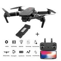 Drone E88 Pro câmera 4K, Acompanha uma bolsa + suporte para celular e 2 Baterias, Wi-Fi FPV Dobrável RC Quadcopter