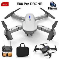 DRONE E88 PRO Câmera Dupla HD 4K Dobrável Controle Remoto Ideal para Iniciantes