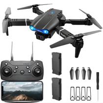 Drone E88 Profissional com 2 baterias câmera 4K HD WiFi 2.4G Modo sem cabeça Dobrável