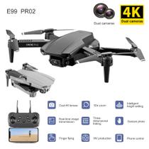 Drone E99 Dobrável de 4 Eixos com Câmera 4K - Fotografia Aérea e Vídeo HD