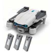 Drone E99 Pro 4K WiFi FPV Dobrável Com Câmera Controle 2.4G Bolsa e 3 Baterias Completo Original MW