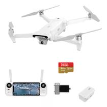 Drone FIMI X8 SE 2022 V2 10KM + Megaphone + Cartão SD 64gb FPV com gimbal de 3 eixos 4K 35 min GPS