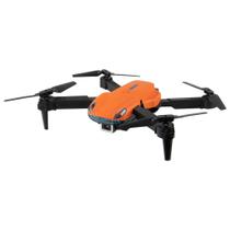 Drone Fold E89, Câmera HD, Wifi, Voo 360º, Laranja