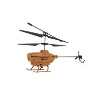 Drone Helicóptero Preta Eagle Nano Com Controle Marrom