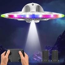 Drone HOLYFUN Form RC UFO para crianças com luz, 2 baterias, 15 minutos