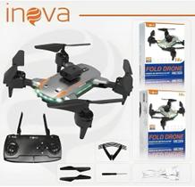Drone Inova 4K GPS Dual Câmera Sensor Obstáculos Dobrável Prateado
