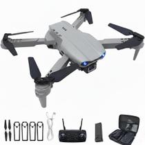 Drone INOVA Profissional E99 com Câmera 4K Imagem Alta definição Gravação Voo Estável WiFi 2.4G