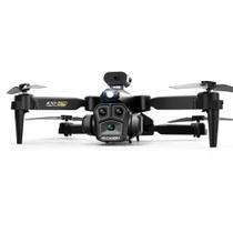 Drone K10 Max Pro - KIT ate 4 Baterias, 3 Câmeras 8k Hd, - DronePro