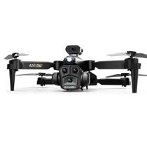 Drone K10 Max Profissional - Kit 2 Baterias, 3 Câmeras Ajustáveis 8K HD, Video/Foto, Wi-Fi + Bag - DronePro