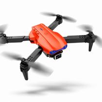 Drone K3 Laranja Dobrável com Câmera Dupla 4K WiFi FPV Zoom 50x Altitude Fixa Controle Remoto e Bateria 1800mAh Drone K3 Laranja Dobrável com Câmera Dupla 4K WiFi FPV Zoom 50x Altitude Fixa Controle Remoto e Bateria 1800mAh