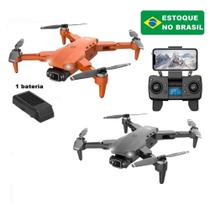 Drone L900 pro 4k 5G com GPS voa até 1600 metros cor preto ou laranja