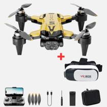 Drone M5 Professional 8K Câmera Tripla 4 Baterias e Motor Brushless + Óculos VR Drone M5 Professional 8K Câmera Tripla 4 Baterias e Motor Brushless + Óculos VR