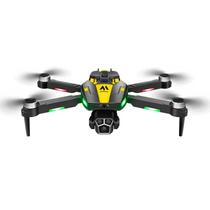 Drone M5S com Tela Câmera Dupla HD Motor Brushless, Evita Obstáculos 3 Baterias