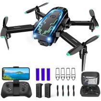 Drone Oviliee S17 com câmera 1080P HD, dobrável, 2 baterias Drone Oviliee S17 com câmera 1080P HD, dobrável, 2 baterias