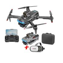 Drone P15 Câmera, Evita Obstáculos, 2 Baterias + Óculos VR