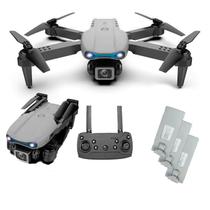 Drone Pro 4K E99 Pro Gravação Wifi 2.4G Com Quatro Baterias