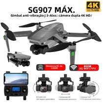 Drone Profissional 4K HD GPS RC ZLL SG907 MAX 5G FPV WiFi Com Gimbal De 3 Eixos, 25 Minutos De Tempo
