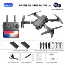 Drone Profissional Dobrável Com Câmera HD WiFi FPV Altura Manter Controle Remoto Quadricóptero