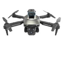 Drone Profissional H3 Câmera Tripla 8K, kit 1 à 4 Baterias, Evitação de Obstáculos