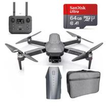Drone Profissional KF101 Max 1 ,5 km, 4K, 5G, Wi-Fi, Câmera HD EIS, Sensor De Obstáculos,Gimbal 3 eixos, Motor sem escova,+cartão 64GB