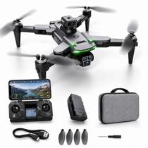 Drone Profissional S166 Câmera Dual 4k GPS WiFi 5Ghz HD Motor Brushless Sensor Anti Obstaculos Bateria 3000mAh Esável Voa até 1 KM