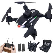 Drone Profissional WRJ12616 Camera Dupla 4K HD Recarregável USB Acrobático Dobrável - Inova Drone Profissional WRJ12616 Camera Dupla 4K HD Recarregável USB Acrobático Dobrável - Inova
