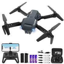 Drone RADCLO Mini Dobrável com Câmera 1080P HD FPV - Inclui Estojo