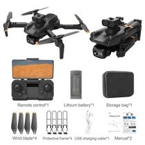 Drone S172 Max: 2 Câmeras 4K 5G + Motor Câmera, Estável Parado Fixo, App Wi-Fi, Bateria Longa Duração, Avoidance Obstáculos
