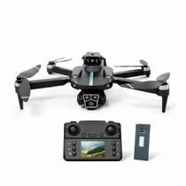 Drone S182 Max Brushless Câmera HD Controle Tela LCD Cartão de Memória SD Optical Flow Sensor Obstáculos FPV Retorno Altitude Hold Dobrável