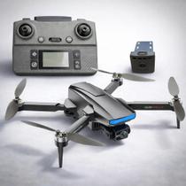 Drone S187 Profissional GPS Gimbal 3 Eixos Brushless FPV Retorno Automático RTH Telemetria Controle com Display 2000m 3000mAh