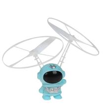 Drone Space Astronauta Infantil Voador C/ Controle Remoto, Luzes LED, Rotação Inteligente e Bateria USB Inclusa - Zoop