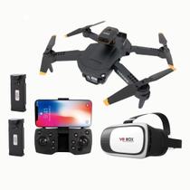 Drone Y3 Max Câmera Dupla Wi-Fi FPV 2.4GHz, 2 Baterias + Óculos VR Drone Y3 Max Câmera Dupla Wi-Fi FPV 2.4GHz, 2 Baterias + Óculos VR