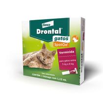 Drontal 1,12ml Vermifugo Gatos 5 A 8kg - Elanco