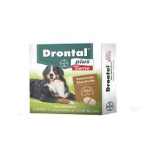 Drontal para Cães de 35kg Sabor Carne - 2 comprimidos